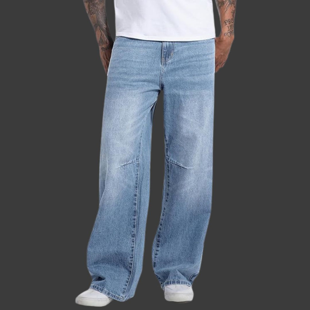 Nils – Moderna Straight-Leg Jeans för Herr