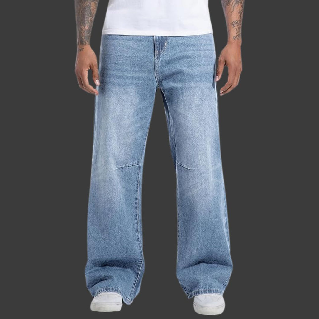 Nils – Moderna Straight-Leg Jeans för Herr