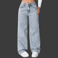 Maja – Trendiga Högmidjade Wide-Leg Jeans för Dam