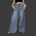 Saga – Klassiska Högmidjade Straight-Leg Jeans för Dam